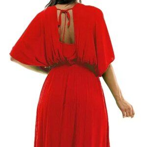 Women's Nina Leonard Smocked Maxi Dress